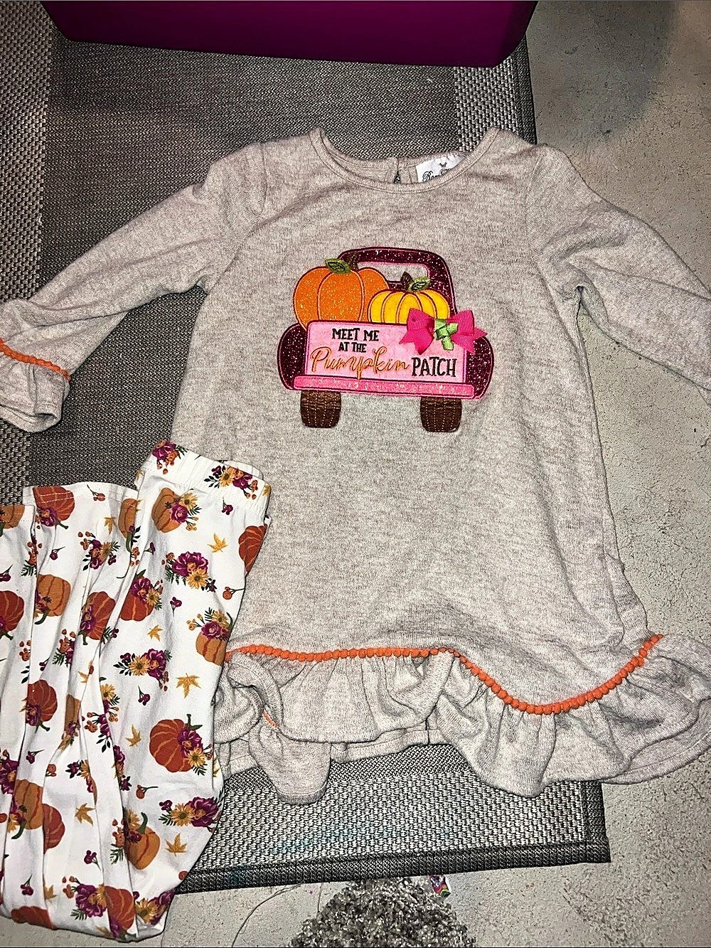 Rare Editions Pumpkin Patch Girls' Set Size 6X